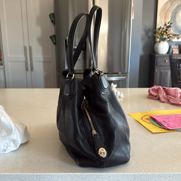 Coach Black Hobo Bag with Pebbled Leather - Picture 2 of 8